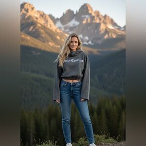 Juicy Couture Charcoal Hoodie